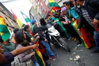 Protest against Bolivia's President Evo Morales in La Paz