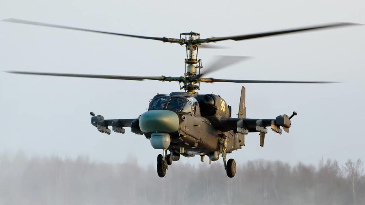A Ka-52. Stock photo: Wikipedia