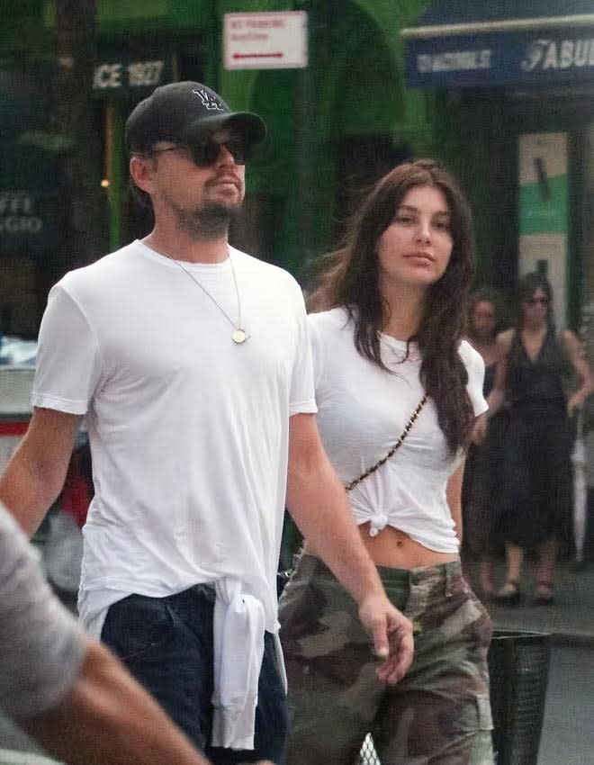 Leonardo DiCaprio y Camila Morrone