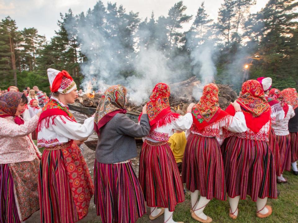 Summer solstice celebrations on Kihnu (Getty Images)