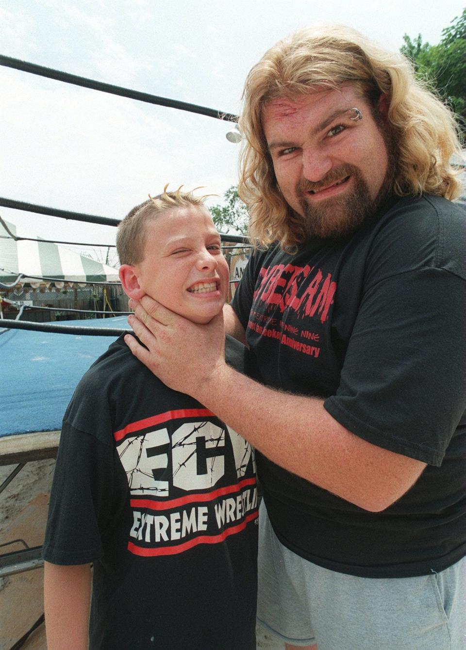 Spring Lake Heights native professional wrestler Balls Mahoney, pictured in 1999.