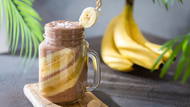 chocolate banana smoothie