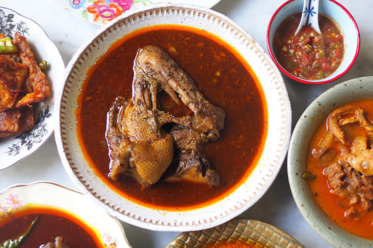 You can score a deep tasting 'gulai itik' here, if you want something different.