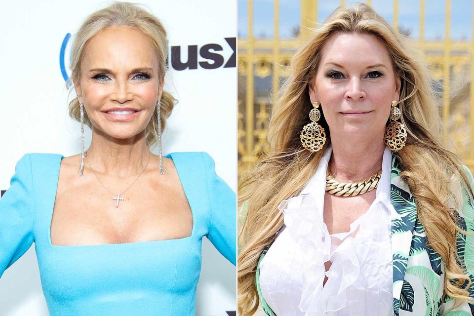 Santiago Felipe/Getty, Marechal Aurore/ABACA/Shutterstock  Kristin Chenoweth and Jackie Siegel