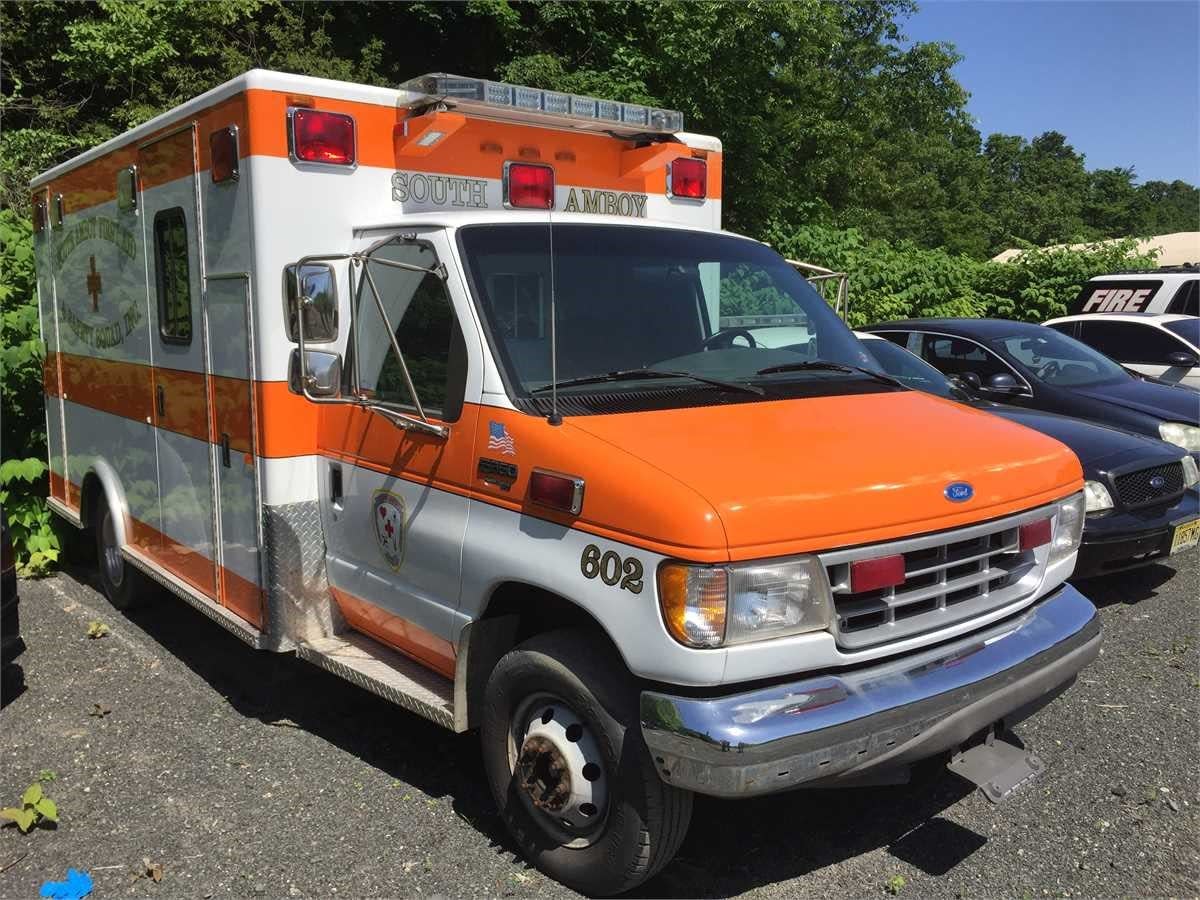 South Amboy is auctioning off a 1996 Ford ambulance that the city says has the potential to be transformed into the ultimate road-tripping camper.