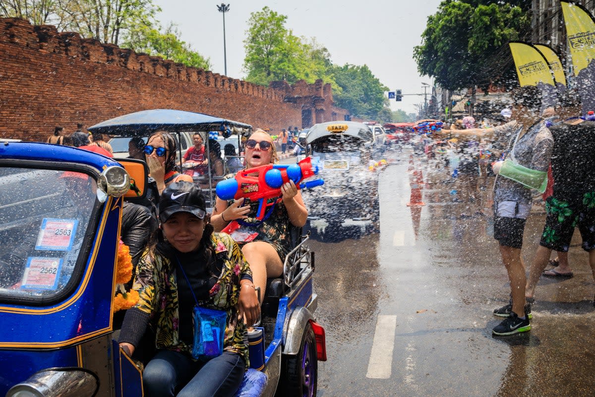 Slippery when wet: expect to get soaked during Songkran  (Tourism Authority Thailand)