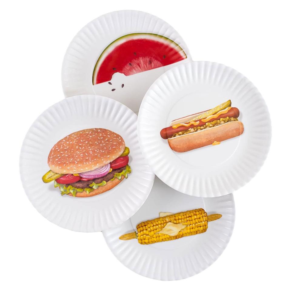 Mary Lake-Thompson BBQ Picnic Melamine Plates