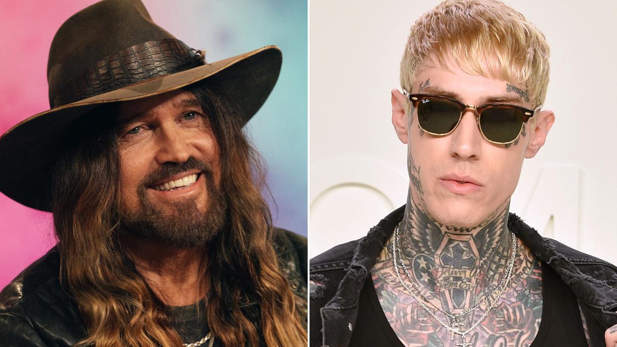 Billy Ray Cyrus and Trace Cyrus