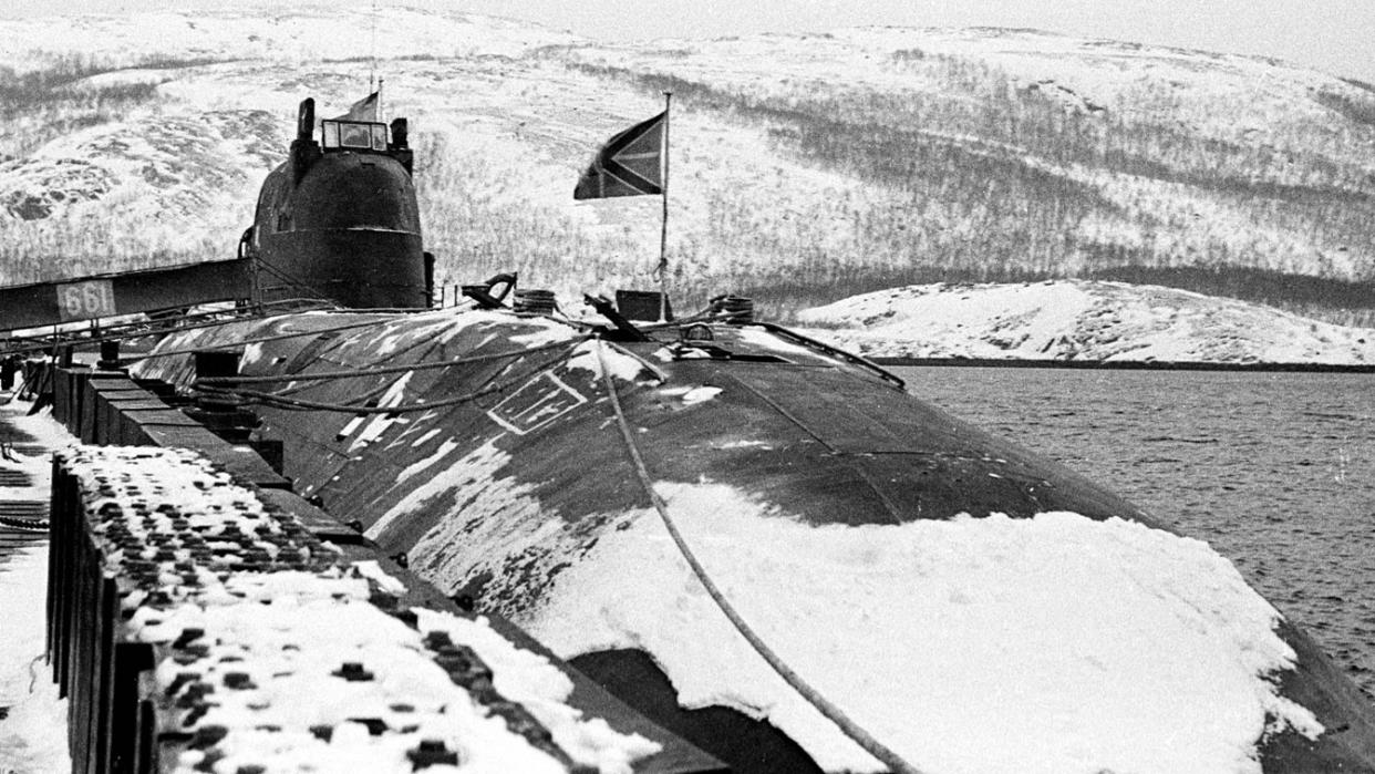 The Russian submarine Kursk 