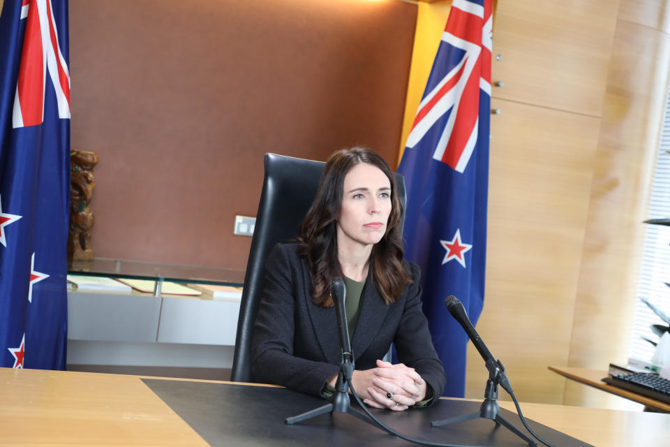 Jacinda Adern expressed fury on Wednesday after two Kiwis tested positive to COVID-19. Source: AAP