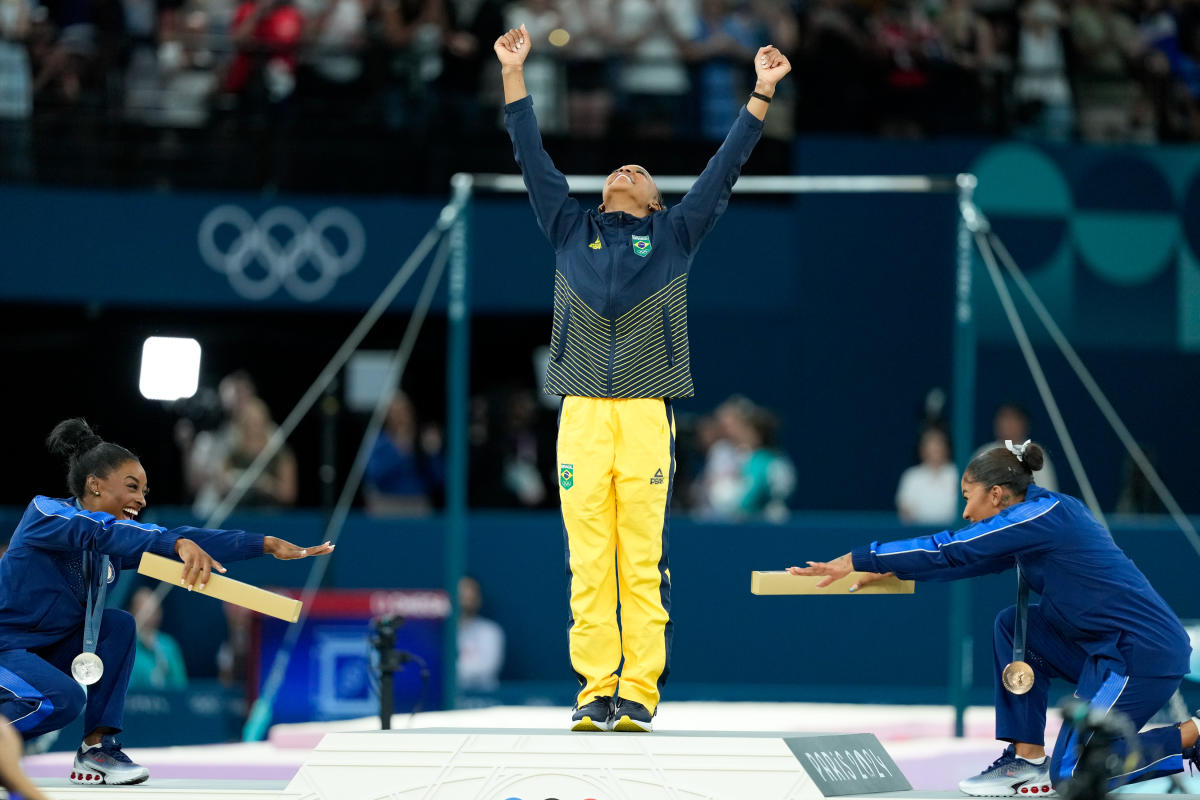 Simone Biles and Jordan Chiles demonstrate what the Olympics are all about — sportsmanship