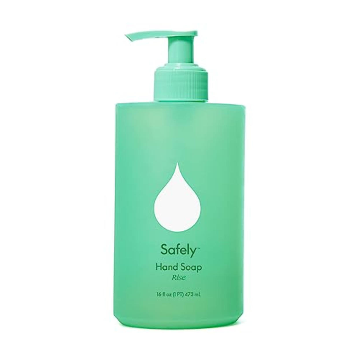 Safely Hand Soap, Rise Scent, Naturally Moisturizing and Nourishing, Plant-Based Formula, No Harsh Chemicals | 16 Fl Oz Pump Bottle (Pack of 1) (AMAZON)