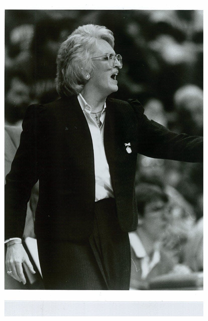 Rutgers women's basketball Hall of Fame coach Theresa Grentz