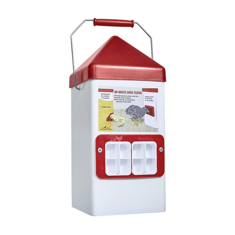 2) RentACoop Dual-Port Chick Feeder