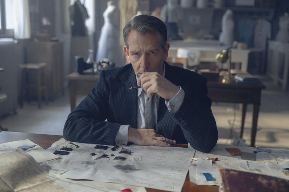 Mendelsohn as Christian Dior in ‘The New Look’: ‘I have a lot of high sensitivity, a lot of insecurity, all the sort of stuff that Dior had’ (Apple TV+)