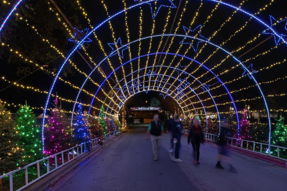 Many holiday traditions are back, such as the Trail of Lights in Zilker Park. In crowded areas, people might want to consider wearing a mask again to avoid the respiratory viruses that are on the rise.