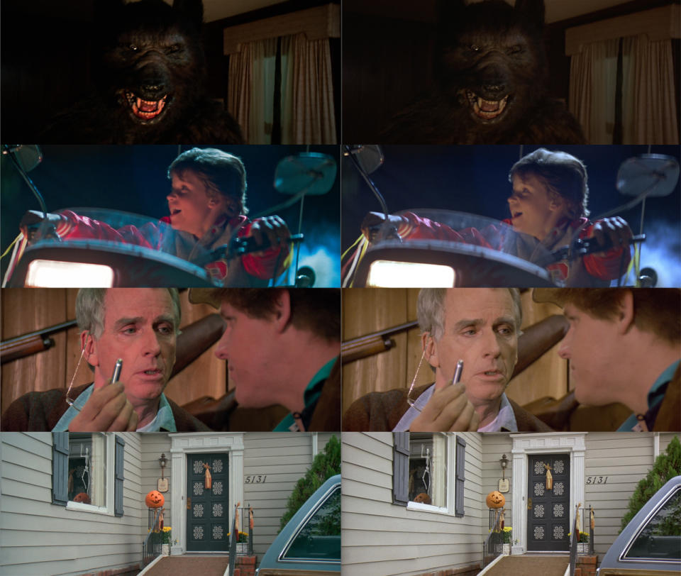 Scream Factory Silver Bullet 4K Side by sides