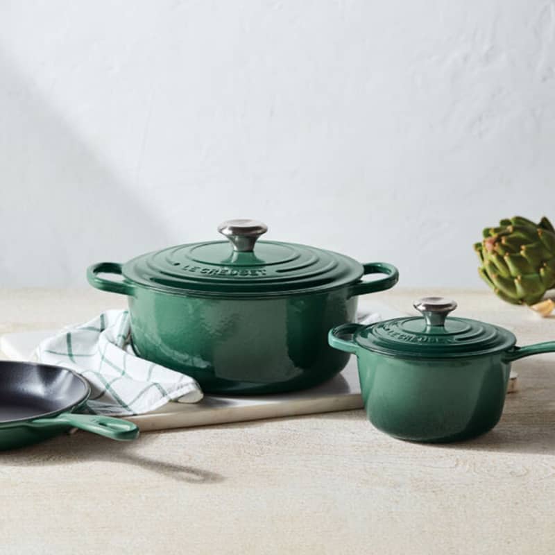 Signature Enameled Cast Iron 5-Piece Cookware Set