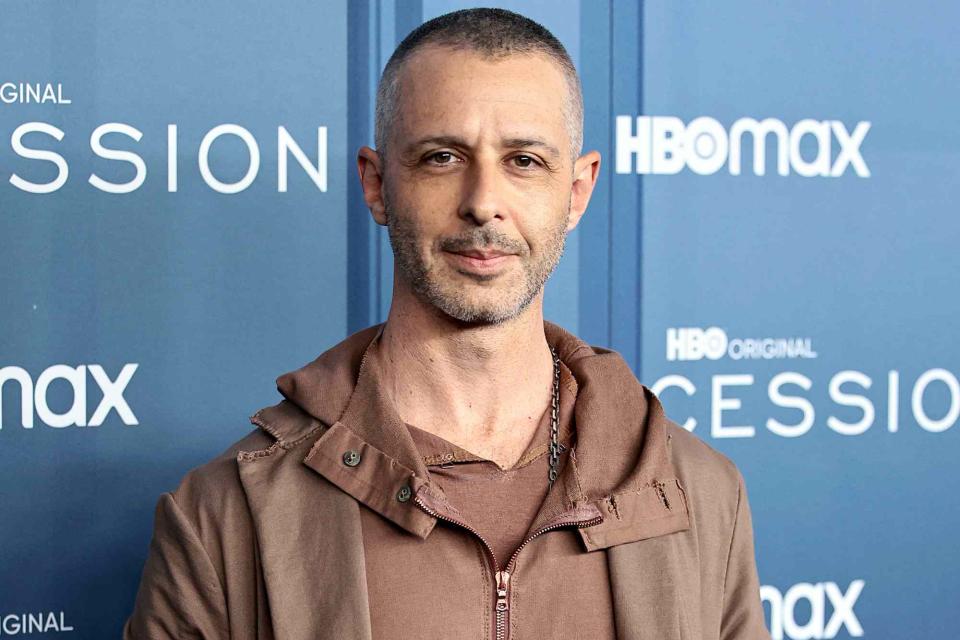 <p>Dimitrios Kambouris/WireImage</p> Jeremy Strong in March 2023