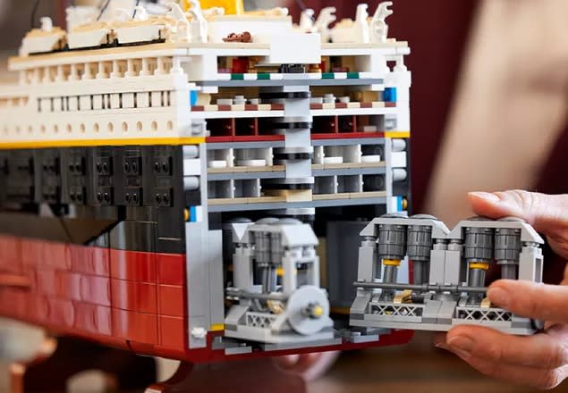 LEGO titanic model