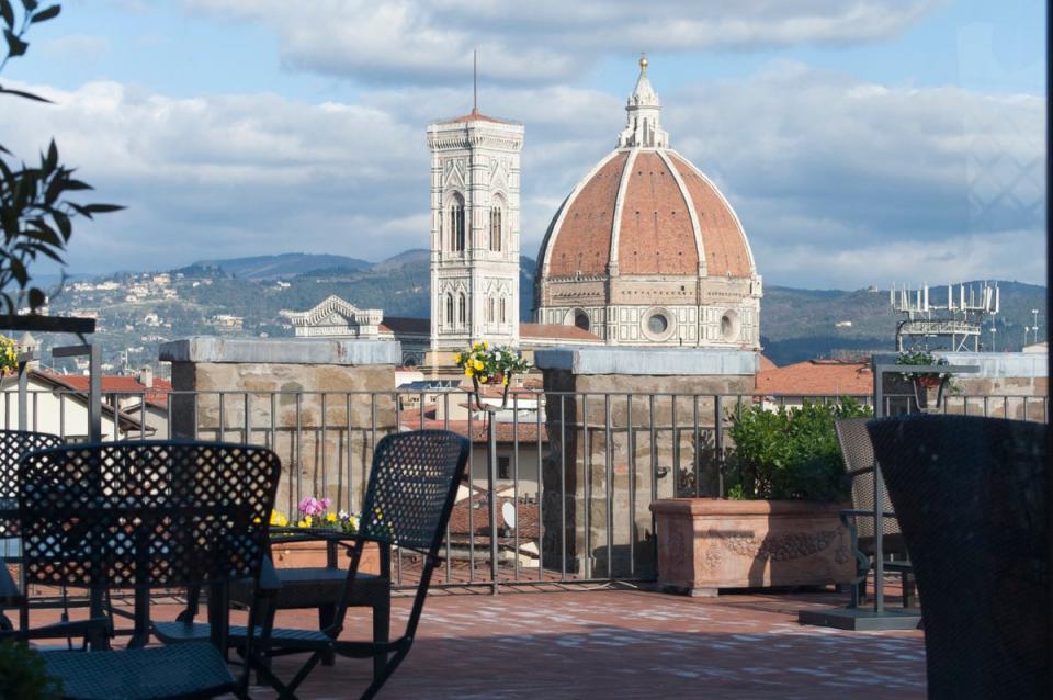 The view from the roof terrace at Antica Torre di via Tornabuoni 1 (Antica Torre di via Tornabuoni 1)