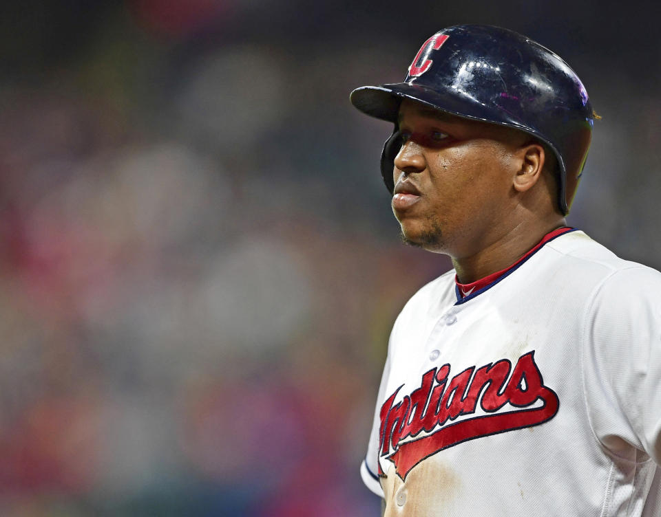 The Cleveland Indians’ Jose Ramirez took notice of the media forgetting about his division-leading team. (AP Photo)