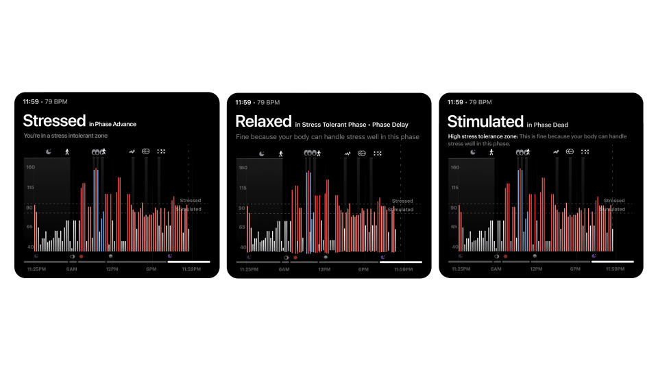Ultrahuman app displaying new Stress Rythm scores