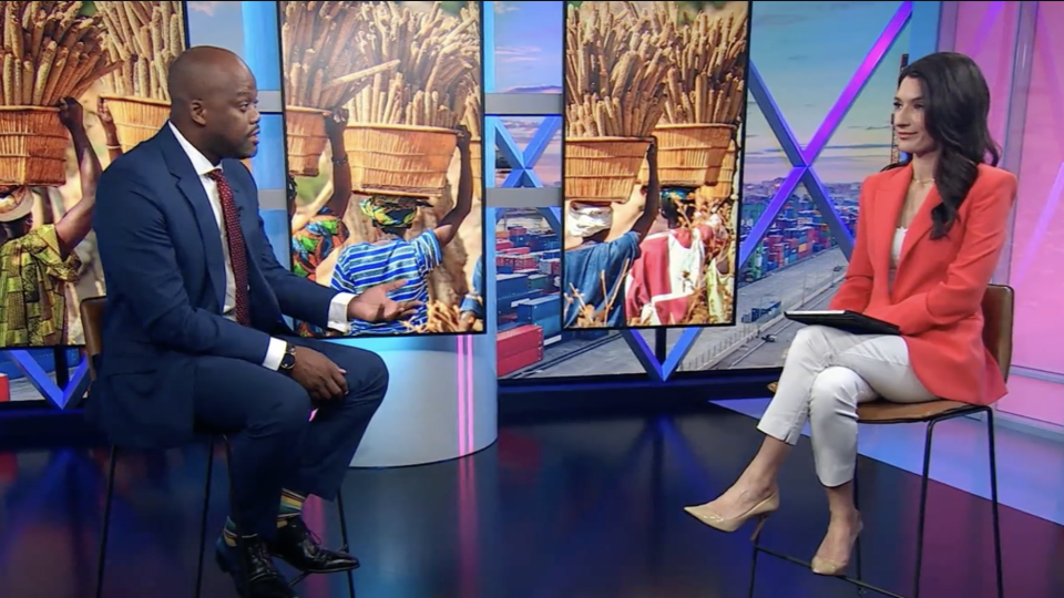 Wamkele Mene speaks with Eleni Giokos ahead of Biashara Afrika, the second edition of the AfCTFA Business Forum. - CNN