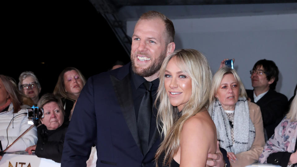 James Haskell said he and Chloe Madeley could have children in the near future. (Isabel Infantes/PA Images via Getty Images) 