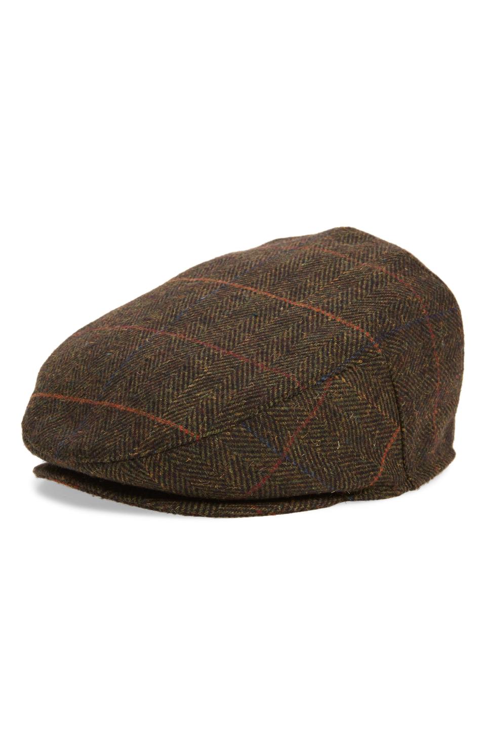 14) Wilkin Herringbone Driving Cap