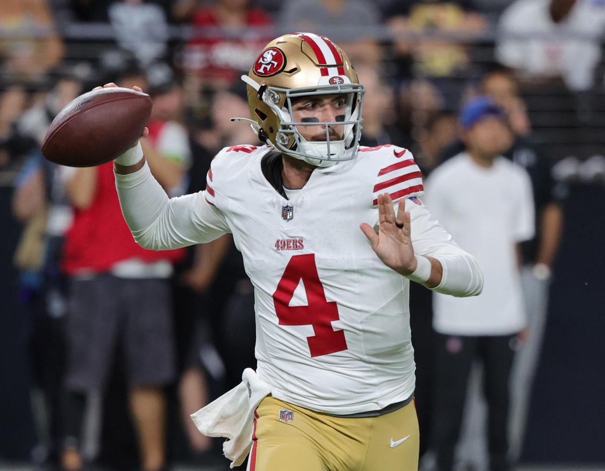 Tom Pelissero: Trey Lance is 4th QB on 49ers depth chart behind Brandon  Allen