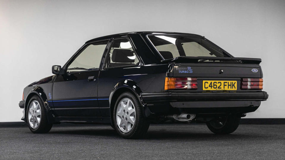 Escort RS Turbo S1是黛安娜王妃擁有的最後一輛Escort。(圖片來源/ Silverstone Auctions)