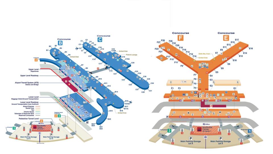 O'Hare International Airport maps