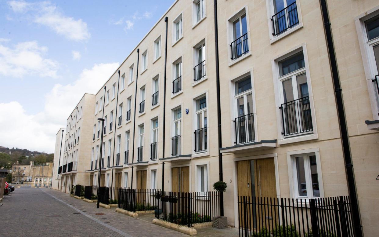 General view of the Riverside housing development in Bath - SWNS.com