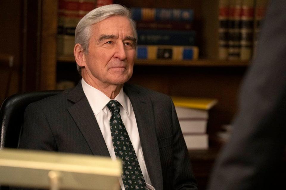Sam Waterston as D.A. Jack McCoy on NBC's 'Law & Order,' back for a (long-delayed) 21st season.