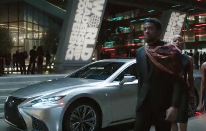 The car featured in Black Panther. Source: Marvel