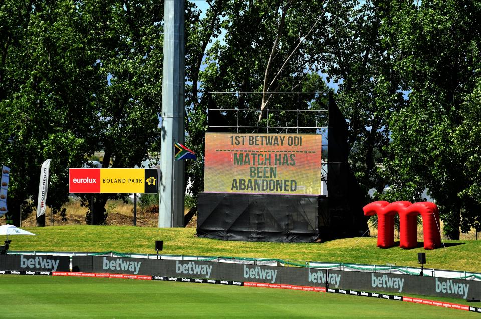 South Africa’s first ODI against England has been cancelled after two hotel staff workers tested positive for coronavirus (Getty)