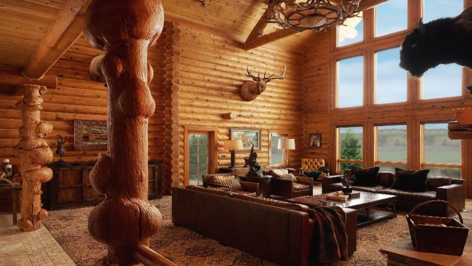The 8,000-square-foot lodge has seven bedrooms accommodating up to 22 guests. - Credit: Reid Creek Lodge