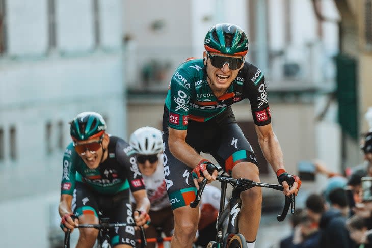 <span class="article__caption">Bora Hansgrohe put in a solid week with two inside the top-10.</span> (Photo: Chris Auld/VeloNews)