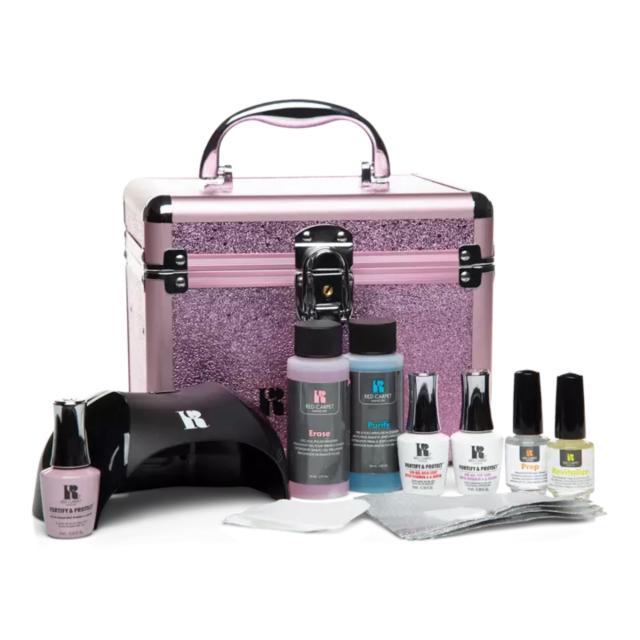  Apres Nail Kit Professional Starter Kit with PH Bonder,  Non-Acidic Gel Primer, Soak Off Extend Gel, Non-Wipe Top Gelcoat, LED  Light, Grit Emery Board : Beauty & Personal Care