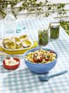 <p>This summery side is fast, easy, and fresh.<br></p><p><strong><a rel="nofollow noopener" href="https://www.womansday.com/food-recipes/food-drinks/recipes/a55303/marinated-tomato-pasta-salad-recipe/" target="_blank" data-ylk="slk:Get the recipe;elm:context_link;itc:0;sec:content-canvas" class="link ">Get the recipe</a></strong>. </p>