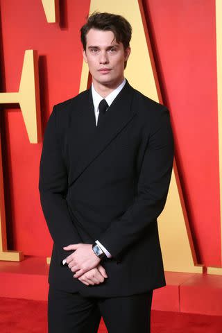 <p>Taylor Hill/Getty</p> Nicholas Galitzine attends the 2024 Vanity Fair Oscar Party hosted by Radhika Jones at Wallis Annenberg Center for the Performing Arts on March 10, 2024 in Beverly Hills, California.