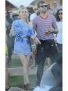 <div class="caption-credit"> Photo by: London Entertainment/Splash News</div><div class="caption-title">Diane Kruger</div>Diane can never do wrong in our book. And this belted stripe t-shirt dress and booties is no exception. It's the perfect outdoor concert look-the braid too. And having Pacey on her arm doesn't hurt either. <br>