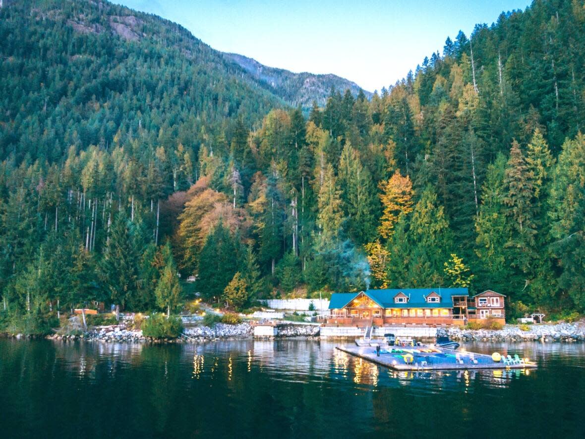 Operators of the Klahoose Wilderness Resort in Desolation Sound say new COVID-19 relief funding aimed at tourism operators should include smaller businesses. (Klahoose Wilderness Resort/Facebook - image credit)