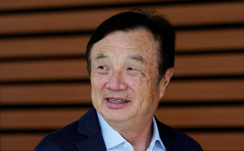 Huawei founder Ren Zhengfei attends a panel discussion at the company headquarters in Shenzhen, Guangdong province, China June 17, 2019. REUTERS/Aly Song