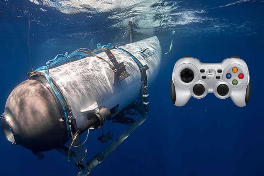 Con un control de videojuegos operaba el submarino perdido que descendía para ver el Titanic 