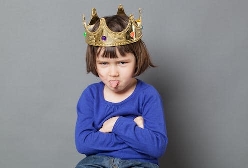 <span class="caption">There's a fine balance between confidence and humility.</span> <span class="attribution"><a class="link " href="https://www.shutterstock.com/image-photo/spoiled-kid-concept-cheeky-preschool-child-342069872" rel="nofollow noopener" target="_blank" data-ylk="slk:STUDIO GRAND WEB/Shutterstock;elm:context_link;itc:0;sec:content-canvas">STUDIO GRAND WEB/Shutterstock</a></span>