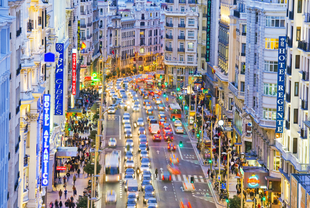 Calle Gran Vía, Madrid