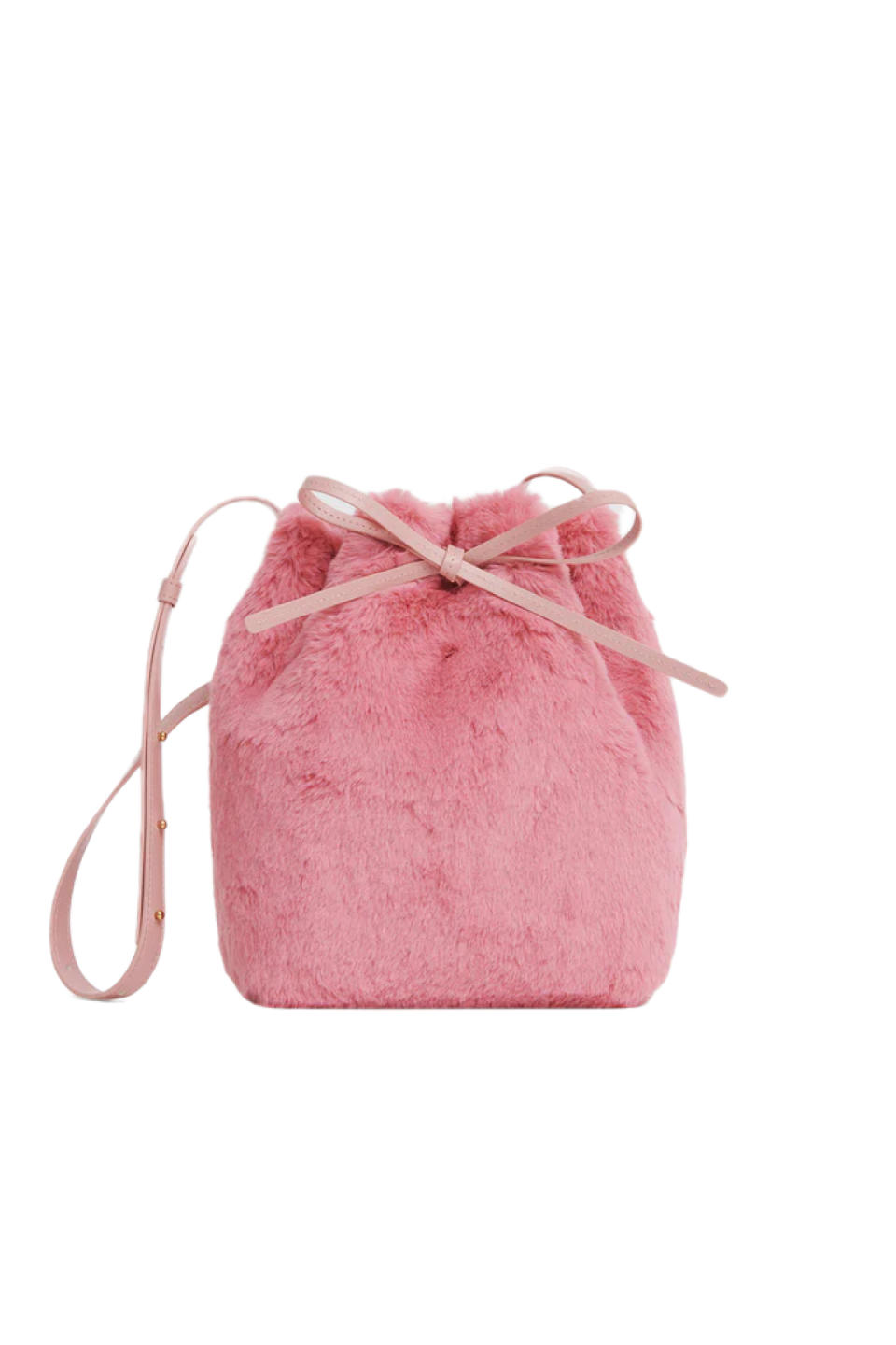 Mansur Gavriel Vegan Fur Mini Bucket