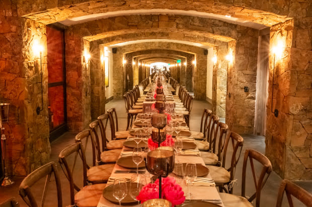 <p>Wine dinners in The Cellar</p>